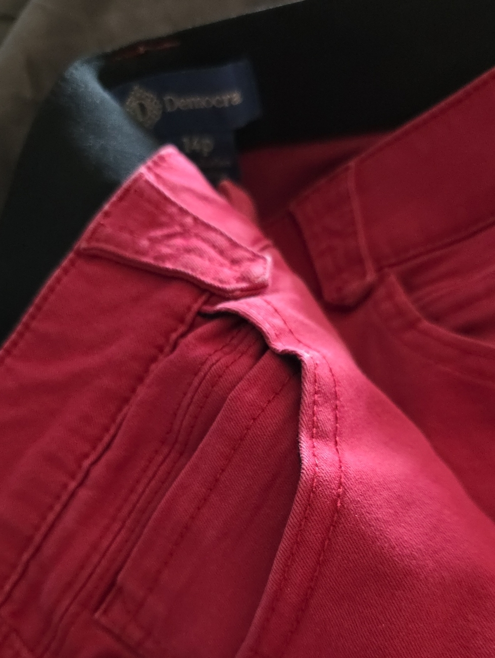 Democracy Red Stretch Capris